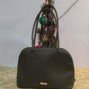London Fig Olive Green Shoulder Handbag